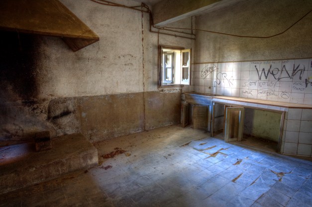 Kitchen, Abandoned building