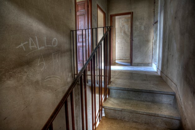 Stairs, Abandoned building