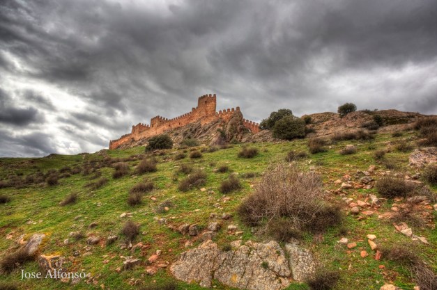Riba de Santiuste castle, Guadalajara, Spain