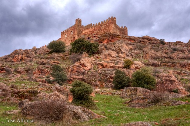 Riba de Santiuste castle, Guadalajara, Spain