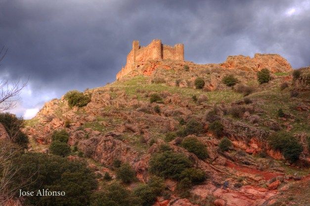 Riba de Santiuste castle, Guadalajara, Spain