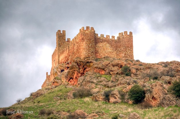 Riba de Santiuste castle, Guadalajara, Spain