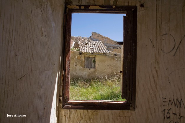 Oreja Village, Toledo, Spain. Abandoned building