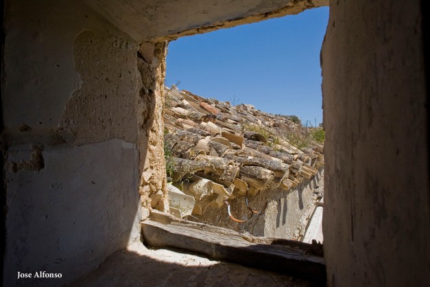 Oreja Village, Toledo, Spain. Abandoned building