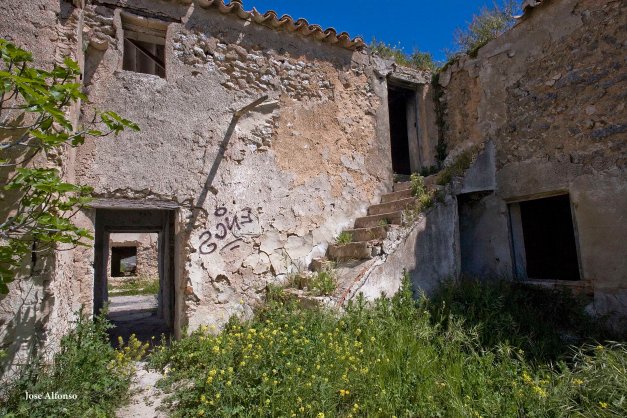 Poblado de Oreja, Toledo, Spain. Abandoned building
