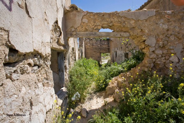 Poblado de Oreja, Toledo, Spain. Abandoned building