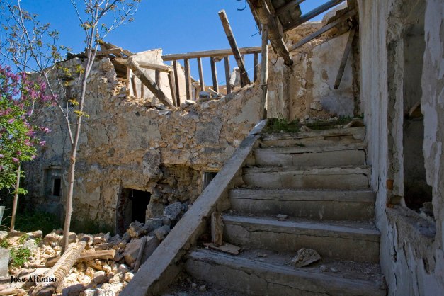 Oreja Village, Toledo, Spain. Abandoned building