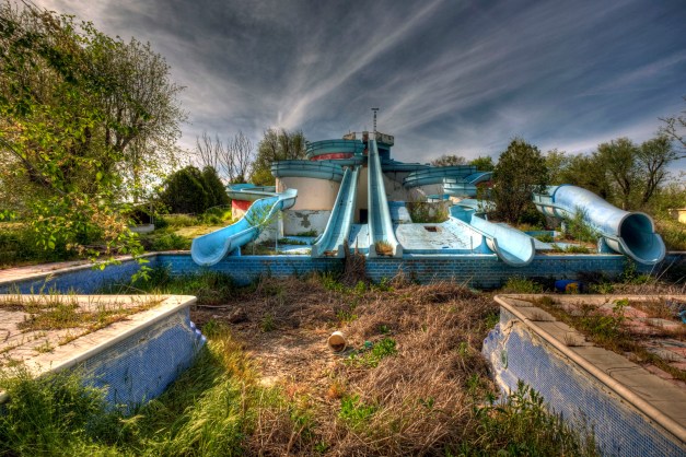 Abandoned water park