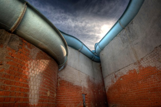 Abandoned water park