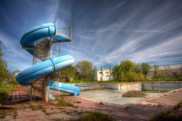 Abandoned water park