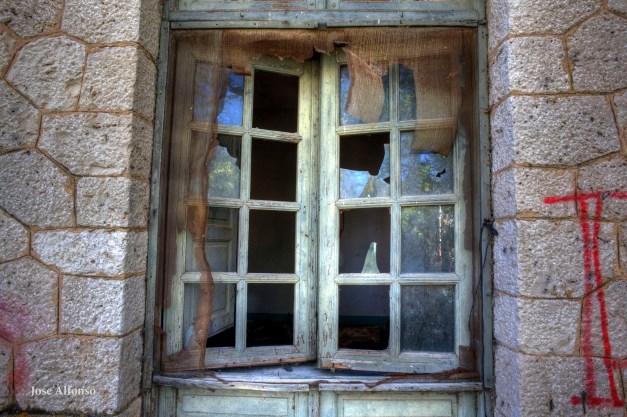 Abandoned train station.