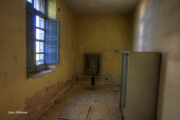 Abandoned train station.